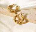 Zircon Twisted earrings