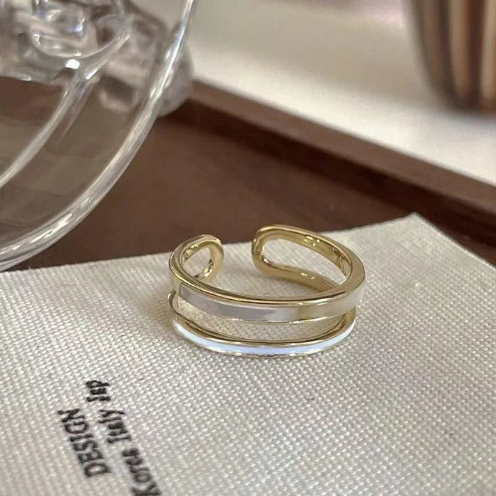 Fancy Enameled Gold - Ring