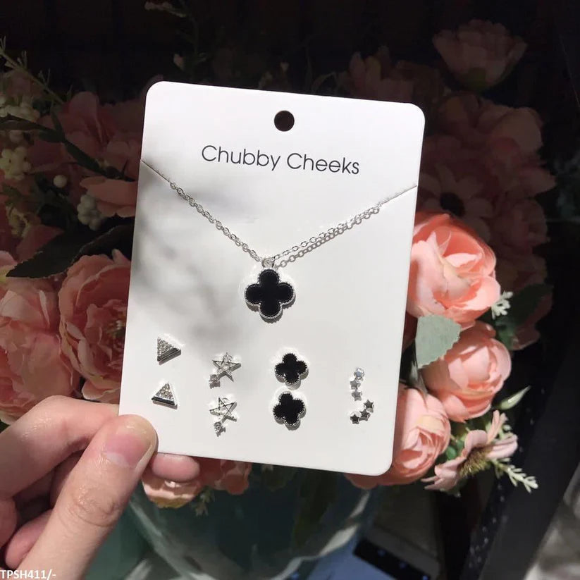 Clover Triangle/Cross/Star Pendant with Tops