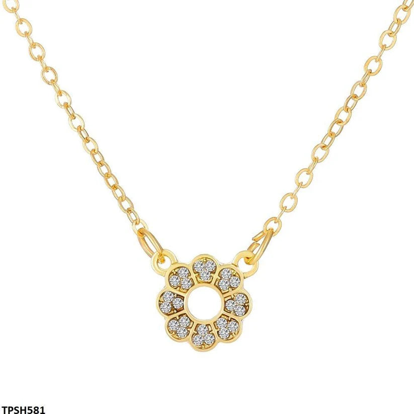 Round Flower Pendent