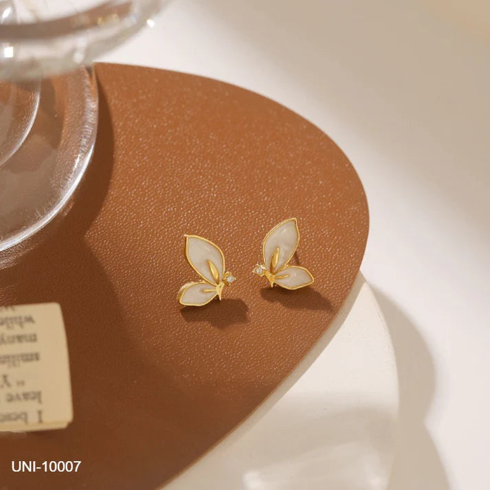 Beautiful Butterfly Gold - Earring