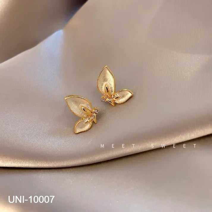 Beautiful Butterfly Gold - Earring