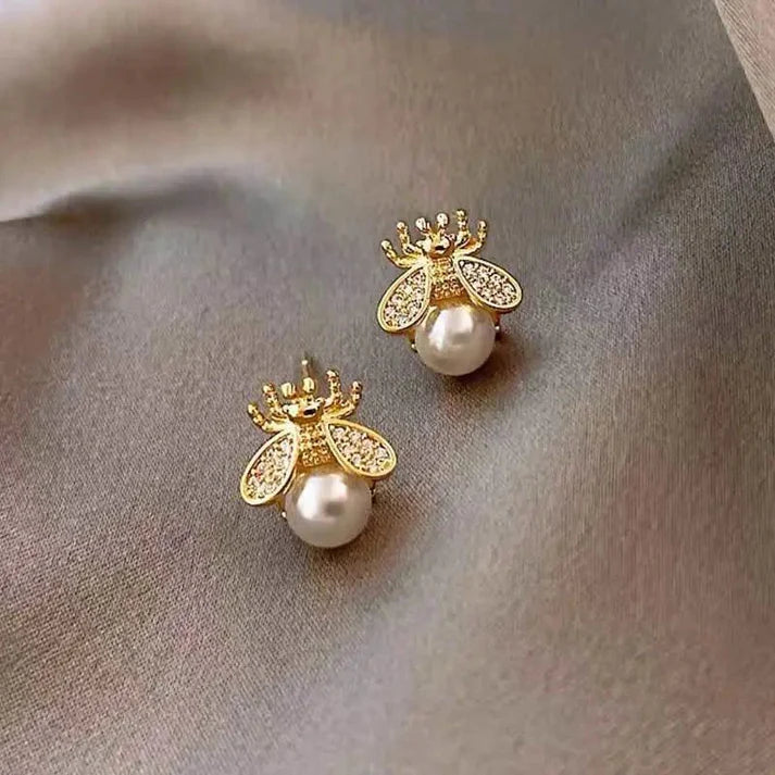 Honey Bee Gold - Earring