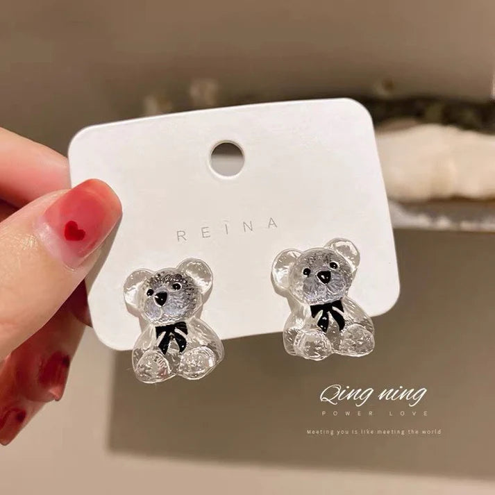 Crystal Bear - Earring