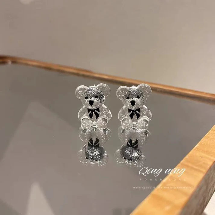 Crystal Bear - Earring