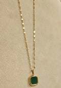 Minimalist Green Pendant