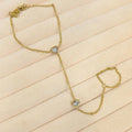 Heart Zircon Hand Chain