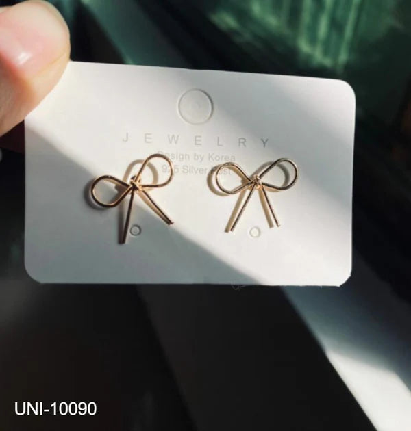 Bow Gold - Earring