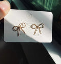 Bow Gold - Earring
