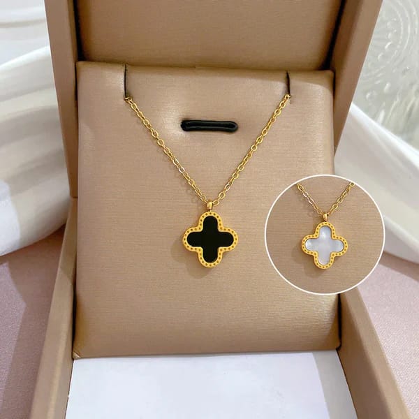 Double Sided Clover Pendant