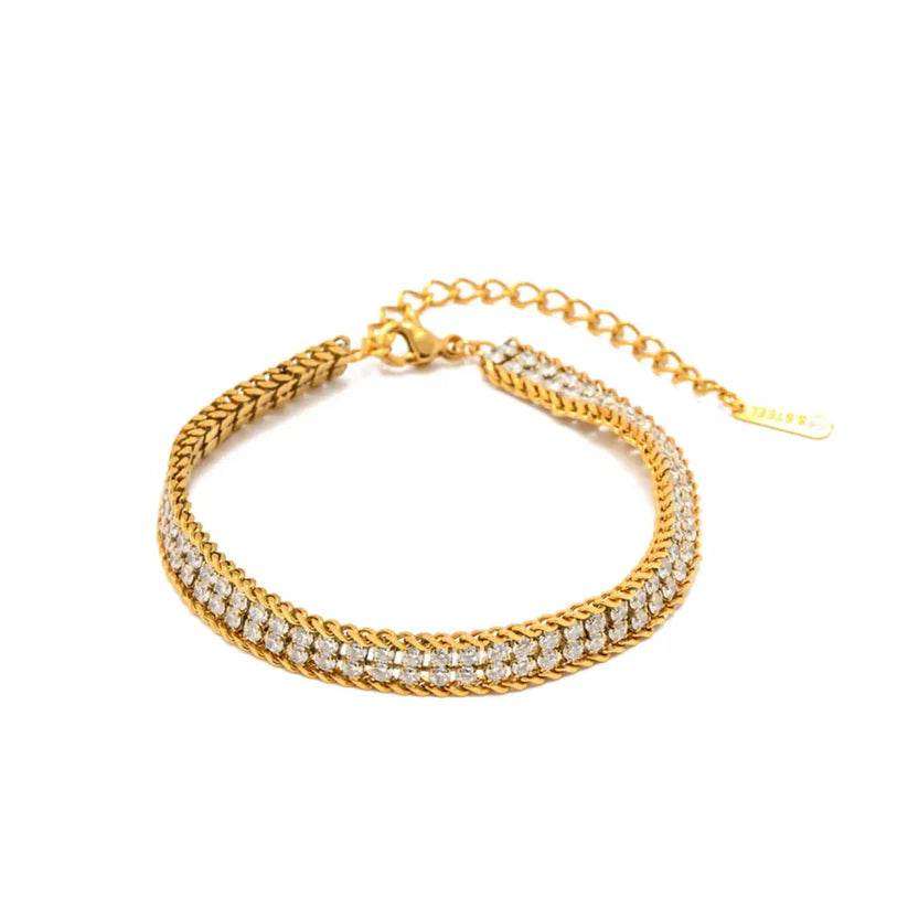 Multi Layer Zircon Bracelet