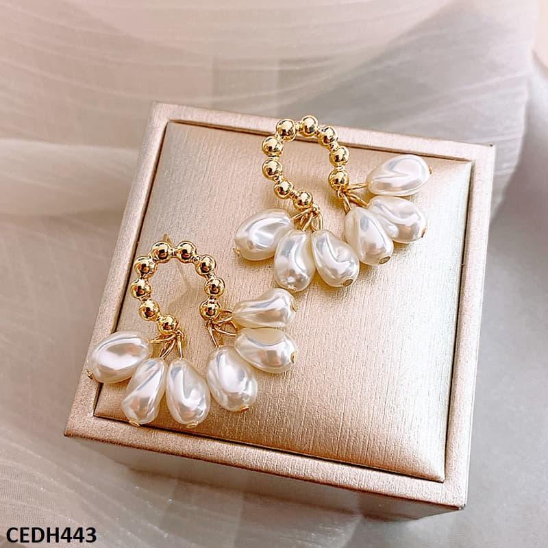 Beads Drop Earrings Pair