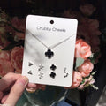 Clover Triangle/Cross/Star Pendant with Tops