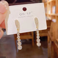 Round Drop Earrings