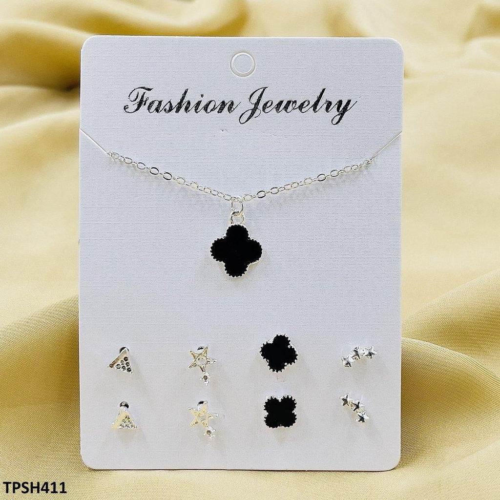 Clover Triangle/Cross/Star Pendant with Tops