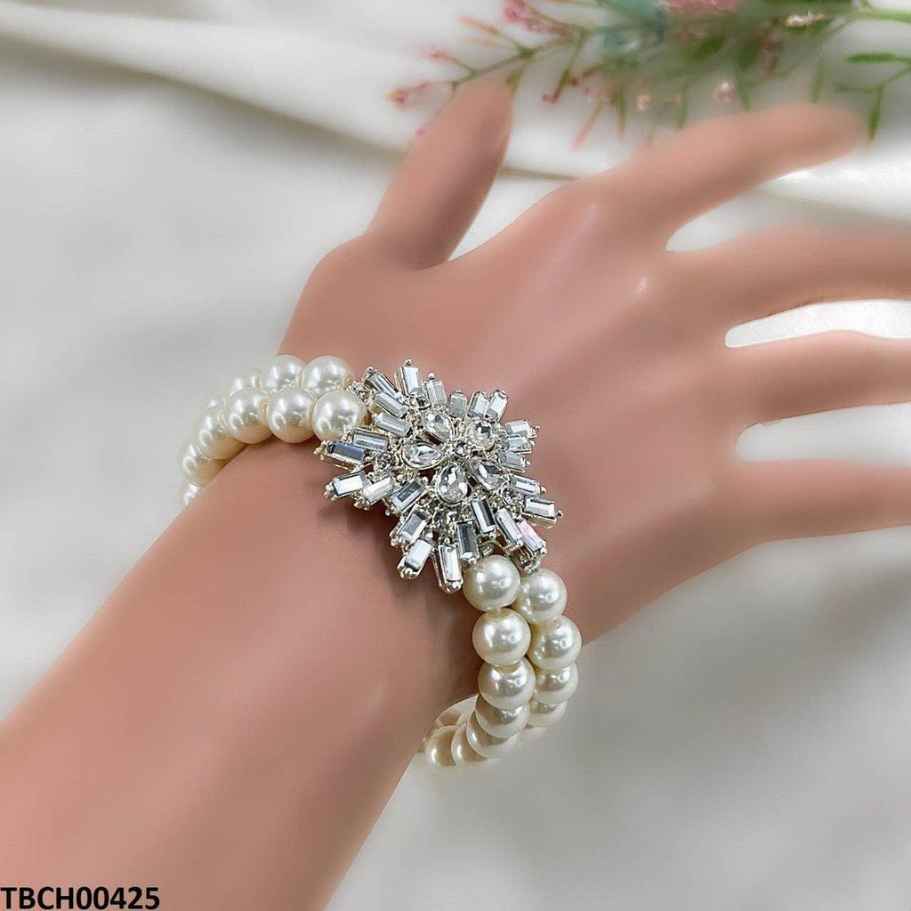 Tear Flower Pearl Bracelet