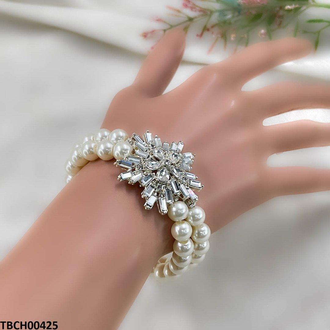 Tear Flower Pearl Bracelet