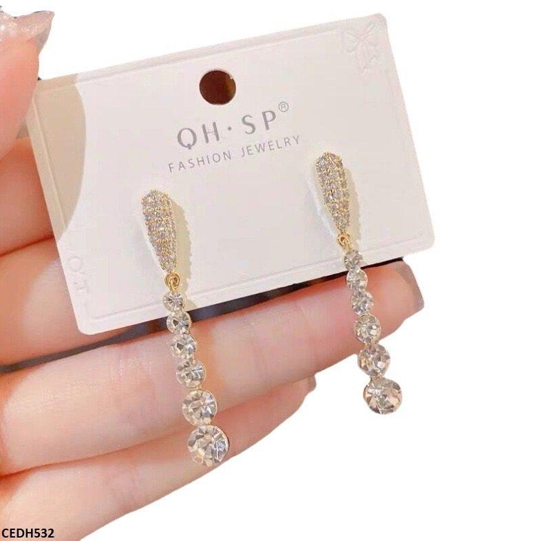 Round Drop Earrings