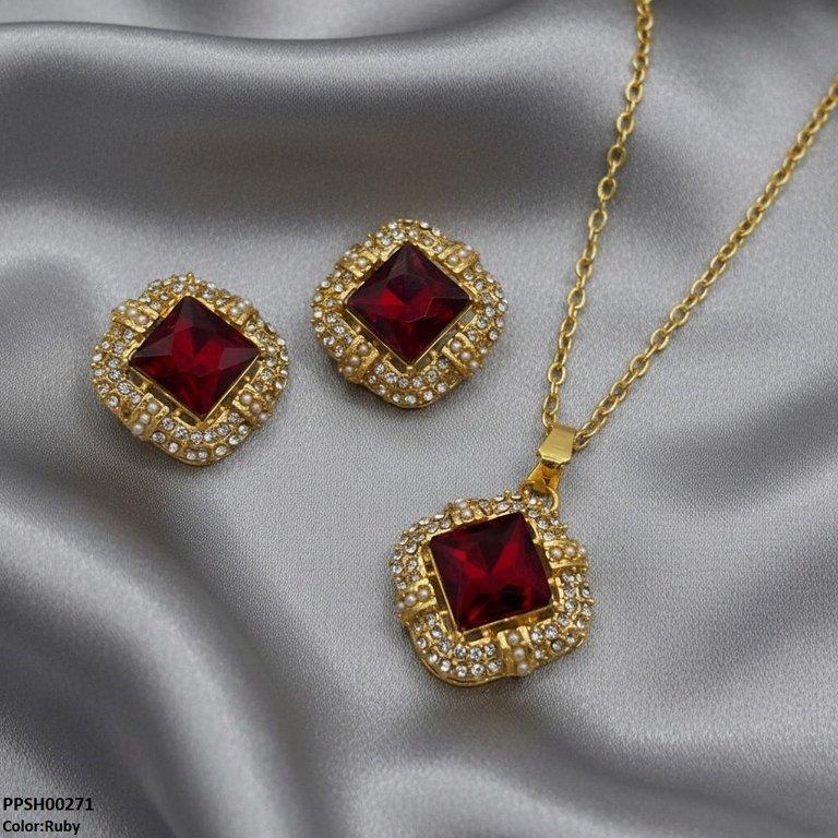 Square Pendant Set