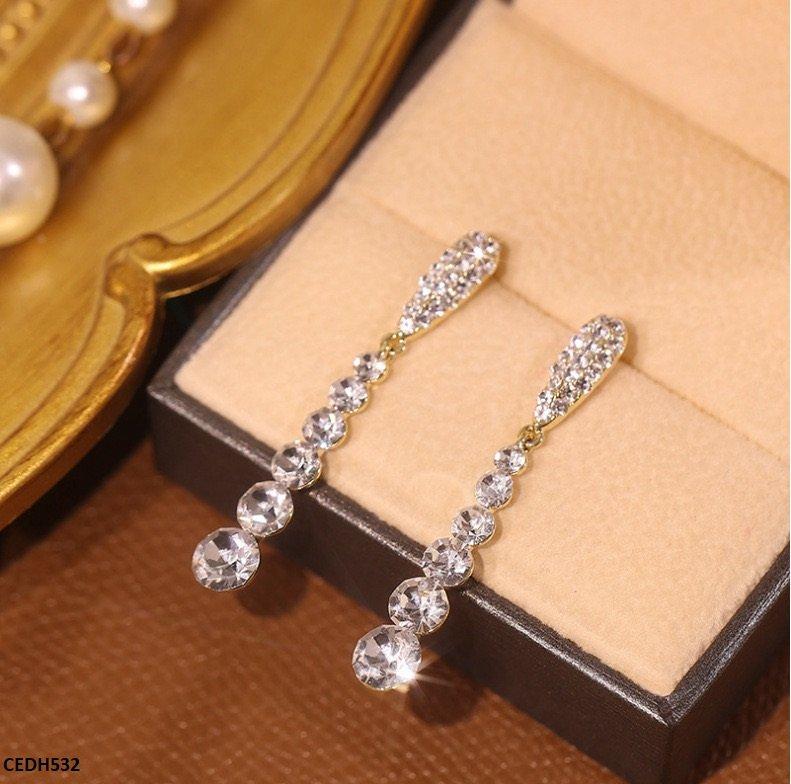 Round Drop Earrings