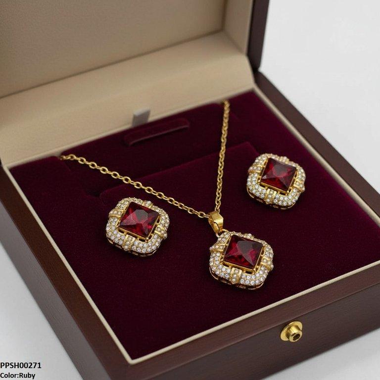 Square Pendant Set