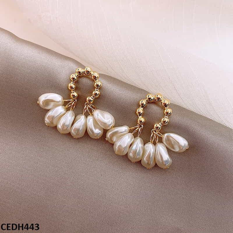 Beads Drop Earrings Pair