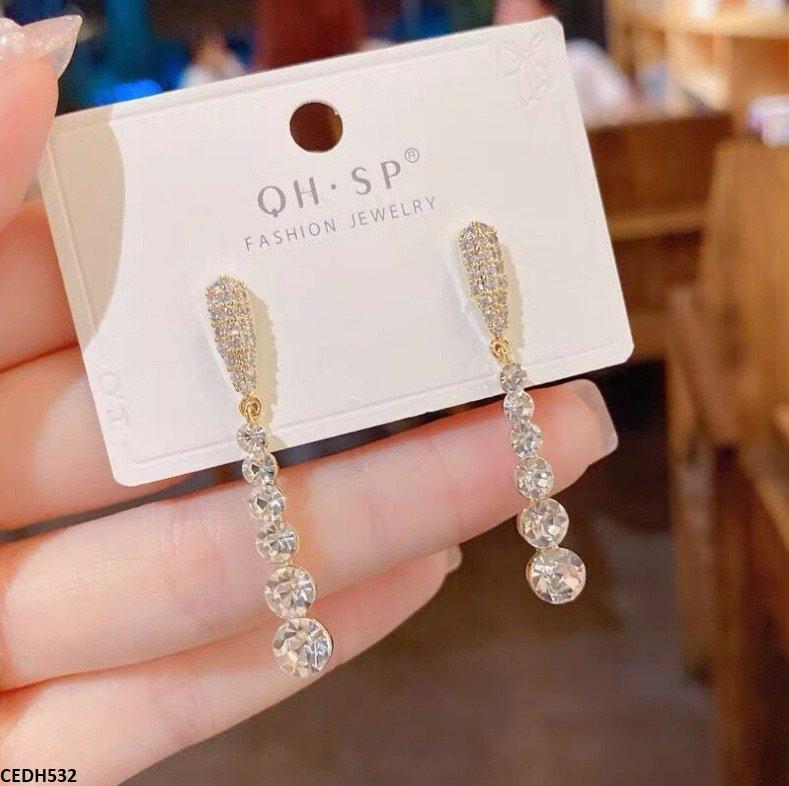 Round Drop Earrings